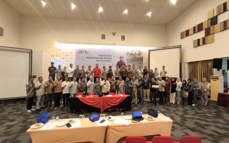 Pelindo Dumai Perkuat Koordinasi Agen Pelayaran Lewat Sosialisasi Air Bersih