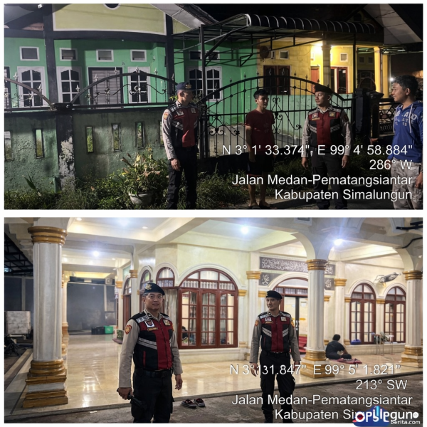 Sat Samapta Polres Simalungun Gelar Patroli Blue Light, Sikat Premanisme di Titik Rawan