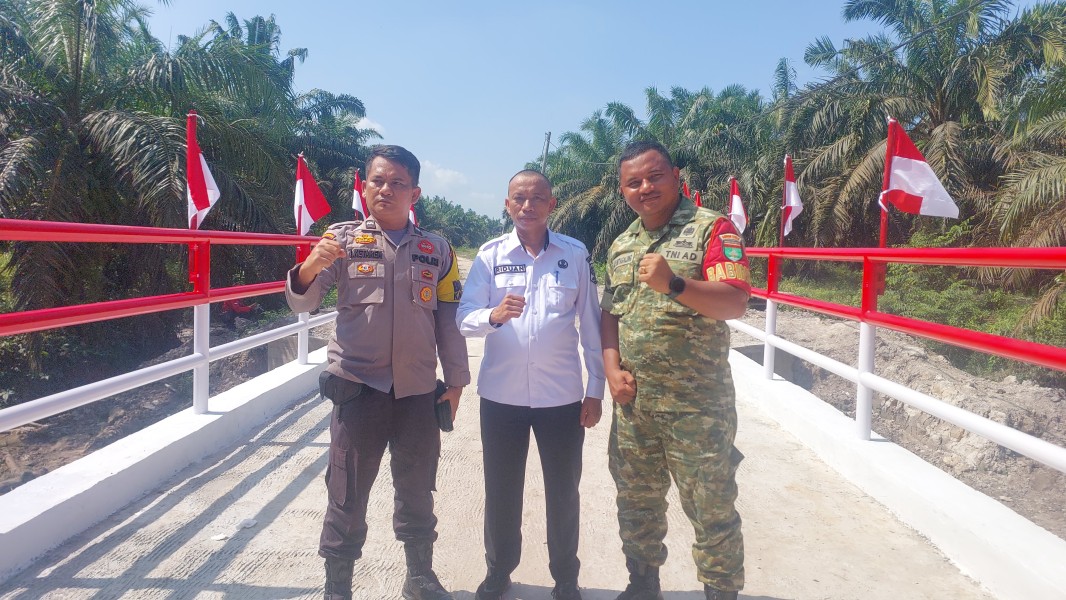 Pj Penghulu Minas Barat Sampaikan Terima Kasih atas Rampungnya Jembatan Garuda, Wujud Harapan Lama Masyarakat Minas Asal