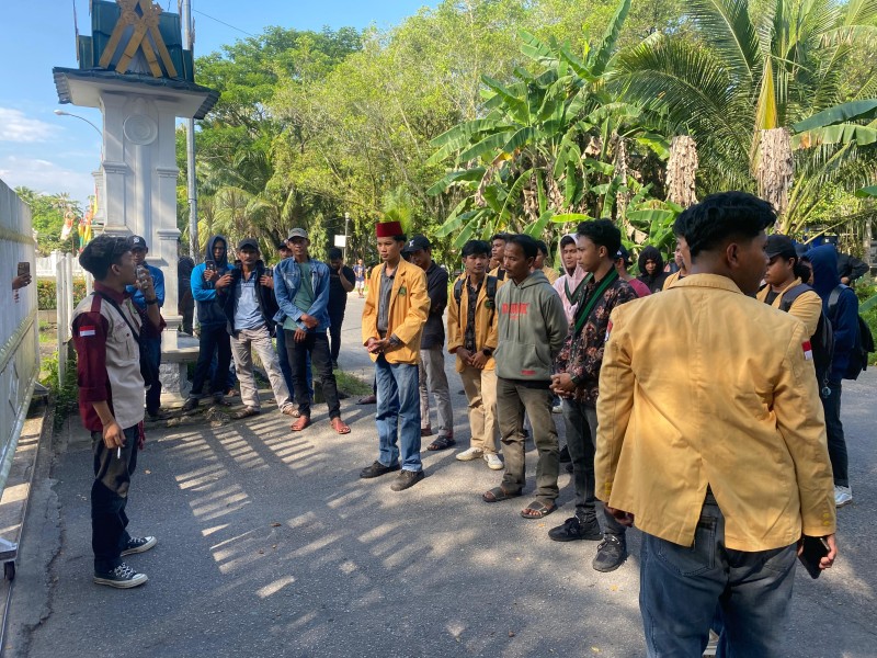 GEMPAR Gelar Aksi di Kantor Bupati Inhil, Desak Pemerintah Tindaklanjuti Enam Tuntutan