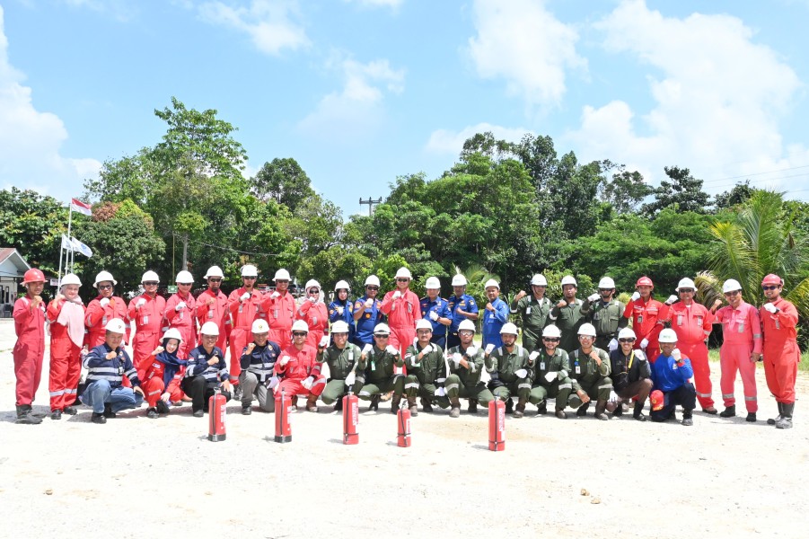 EMP Bentu Gandeng Disdamkar Pelalawan, Perkuat Kesiapsiagaan Hadapi Kebakaran