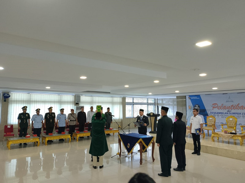 Lantik Pj Sekdako Pekanbaru, Wako Agung Beri Tugas Khusus Untuk Ingot