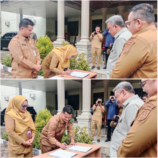 Pengelolaan Pertamanan Rohul Resmi Beralih ke DLH, Bupati Anton Targetkan Kebangkitan RTH