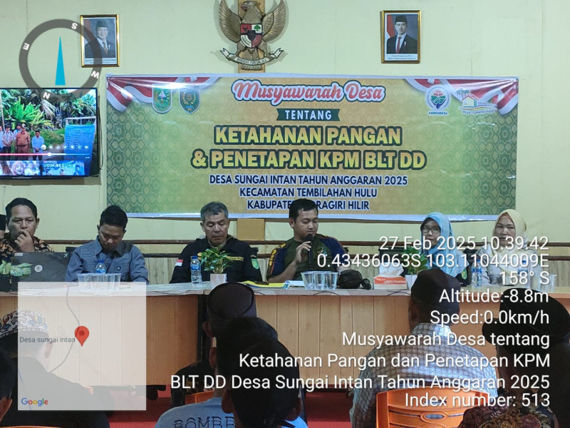 Pemdes Sungai Intan Gelar Musdes Ketahanan Pangan