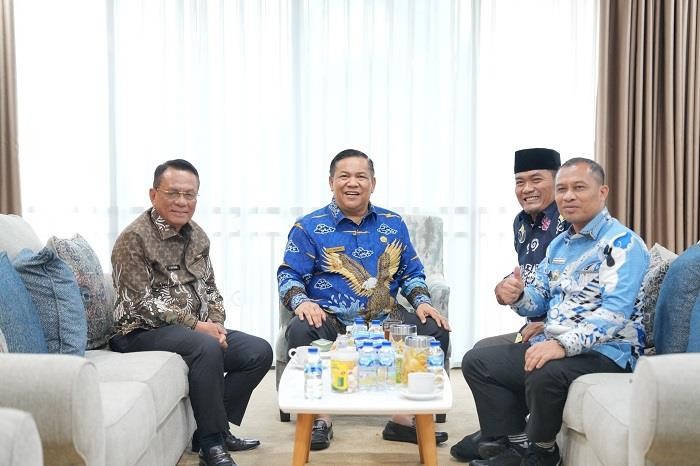 Bupati Bistamam Dukung Penuh Penanganan Tanah Timbul di Rokan Hilir.