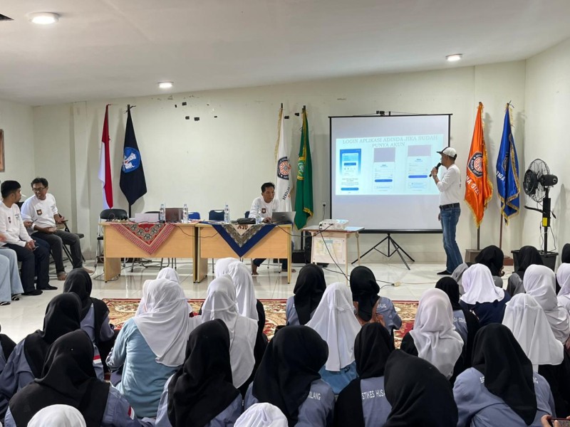 Dorong Layanan Digital, Disdukpencapil Inhil Edukasi Mahasiswa soal Aplikasi Adinda