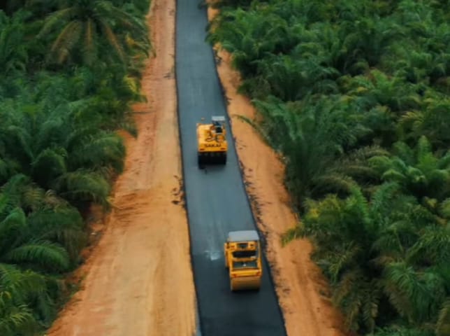 DBH Sawit Dorong Rekonstruksi Jalan Padang Bulan–Pasir Intan, Perkuat Akses & Tingkatkan Ekonomi Petani