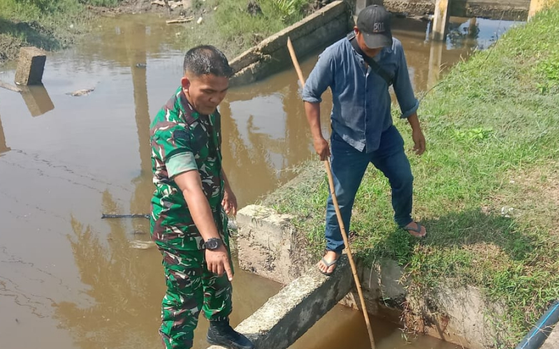Patroli Terpadu Babinsa Buluh Kasap Sasar Pencegahan Karhutla, Banjir, hingga Pengembangan Peternakan