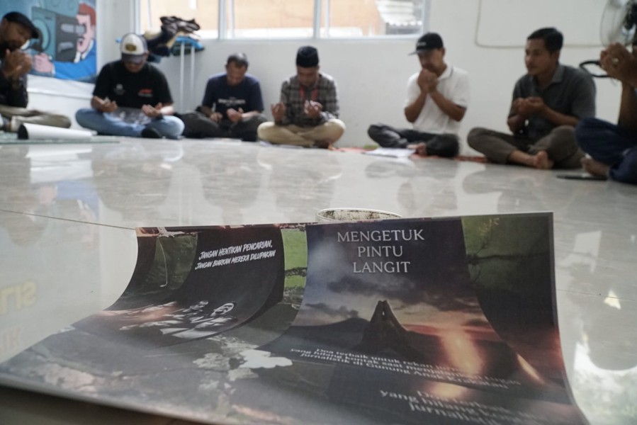 5 Jurnalis Hilang di Selat Sunda, PFI Pekanbaru Doa Yasin Untuk Korban