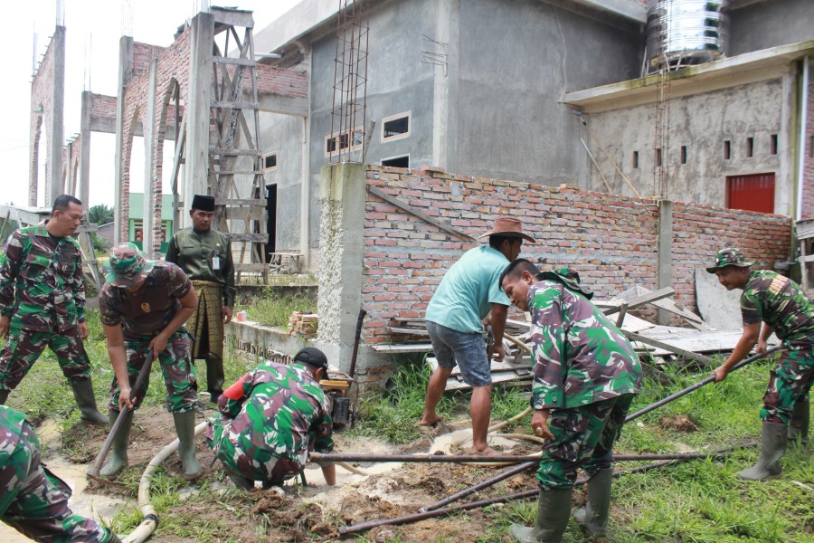 TMMD ke-124 Kodim Dumai: MCK dan Sumur Bor Tingkatkan Kesehatan Warga Bukit Kapur