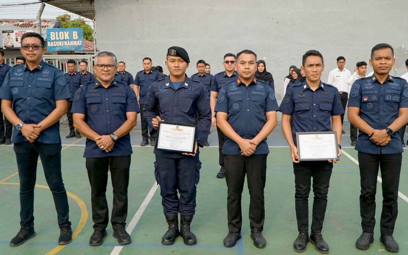 Apresiasi Dedikasi dan Kinerja, Rutan Dumai Anugerahi Pegawai Teladan
