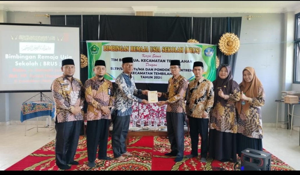 Cegah Pernikahan Dini, Tim BRUS KUA Tembilahan Edukasi Siswa MA PPTH Tunas Harapan