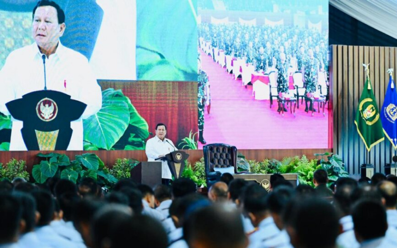 Presiden Prabowo: Kekuatan Pertahanan Penting dalam Menjaga NKRI