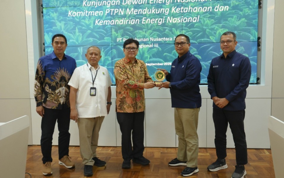 Sambut Dewan Energi Nasional, PTPN IV PalmCo Komitmen Optimalisasi EBT Berkelanjutan