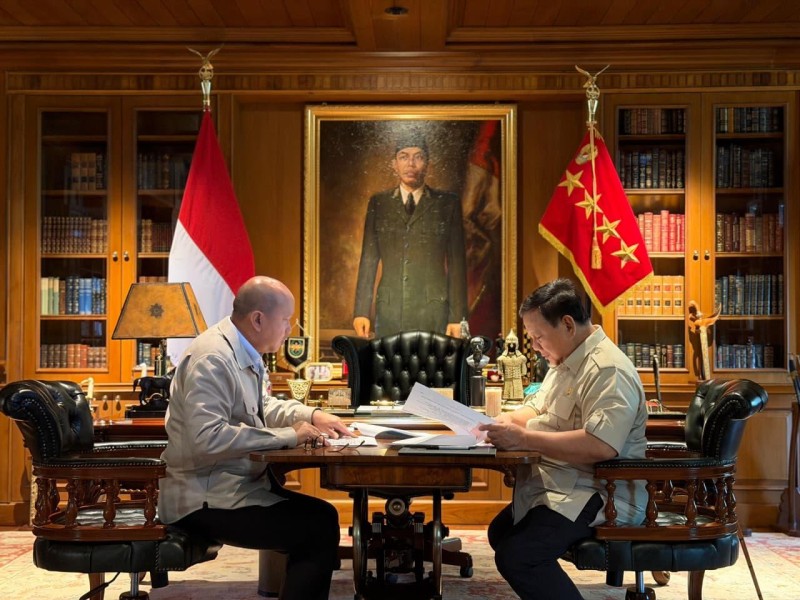 Prabowo Bahas Hilirisasi dan Investasi di Hambalang, Targetkan Perluasan ke Pertanian dan Perikanan