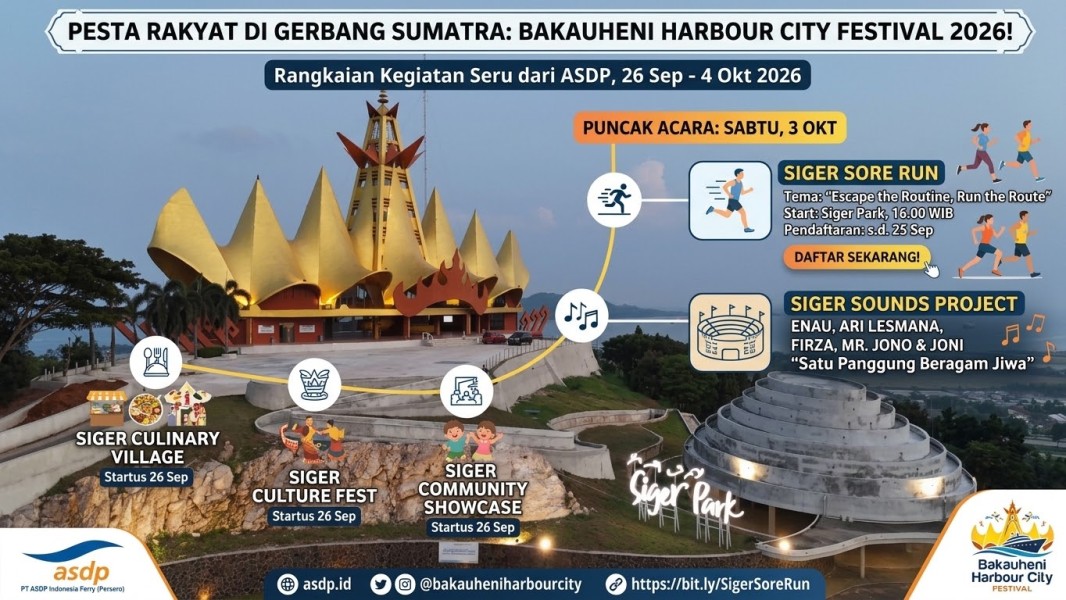Bakauheni Habour City Siap Sambut Wisatawan  Dengan Rangkaian Acara Menarik