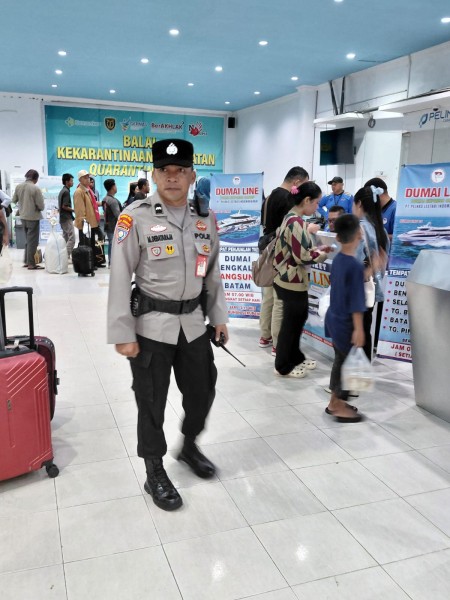 Sinergi Pelindo dan Polres Dumai, Pengamanan Keberangkatan Ferry Nataru Berjalan Optimal