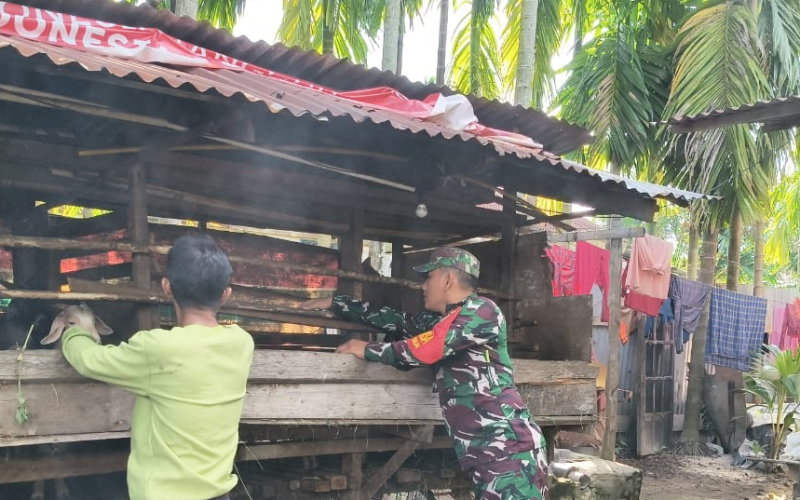 Babinsa Teluk Binjai Karya Nyata