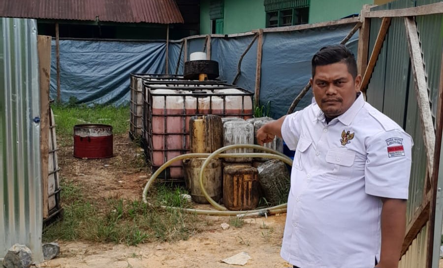 Praktik Ilegal Kencing CPO Marak di Lirik, Gudang Misterius Dekat Polsek Jadi Sorotan