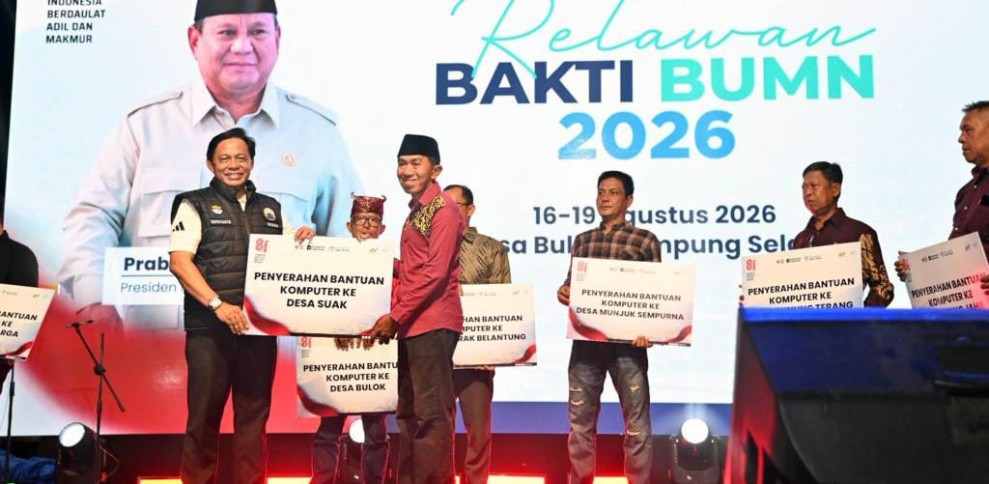 Relawan Bakti BUMN 2026 Berakhir, Desa Bulok Didorong Jadi Desa Mandiri dan Destinasi Wisata