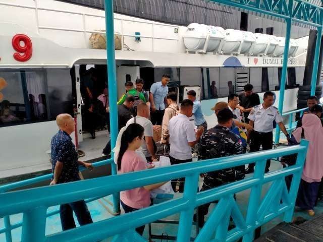 Didominasi Penumpang Kapal dari Batam, Aktivitas Pelabuhan Bengkalis Meningkat