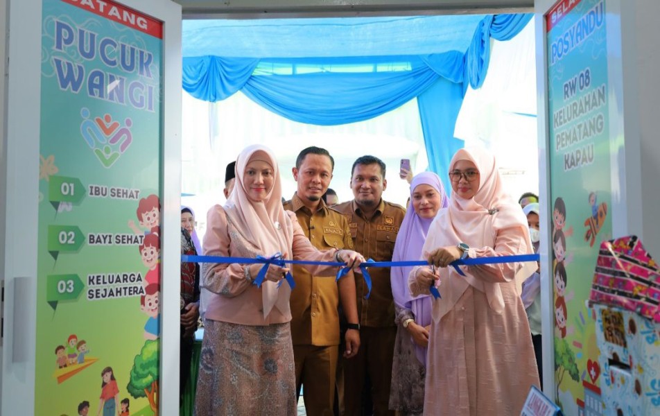 Wali Kota Pekanbaru Resmikan Posyandu Pucuk Wangi di Kecamatan Kulim