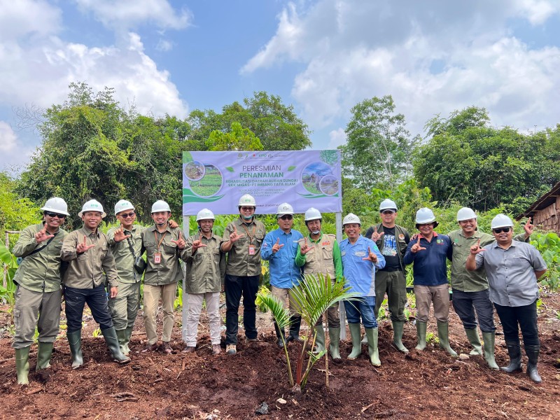Tanam Pohon, Tanam Harapan: PT ITA Resmikan Program Rehabilitasi Daerah Aliran Sungai
