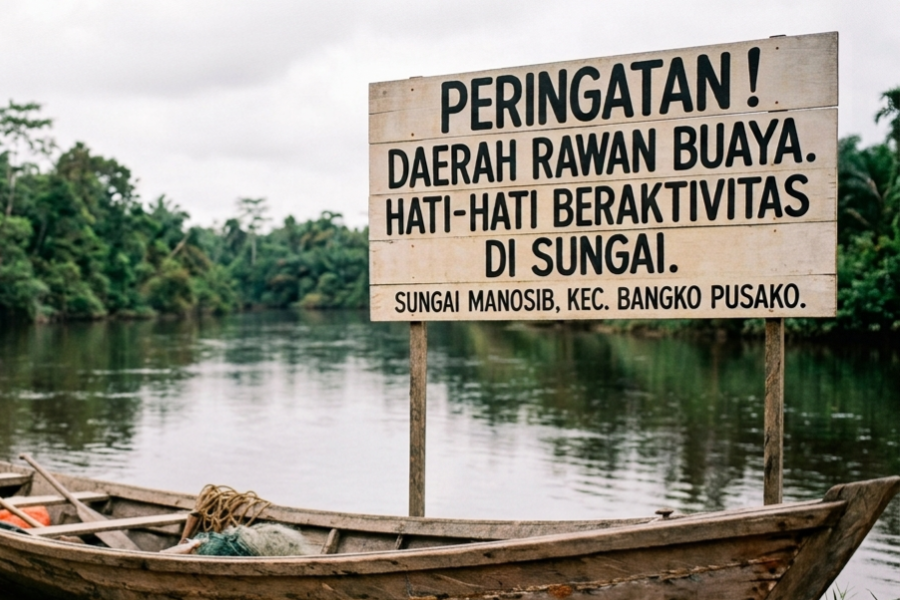 Dua Hari Dirawat di RS Awal Bros, Nelayan Rohil yang Diterkam Buaya Meninggal Dunia