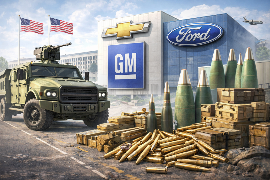 Pentagon Jajaki GM dan Ford untuk Produksi Senjata
