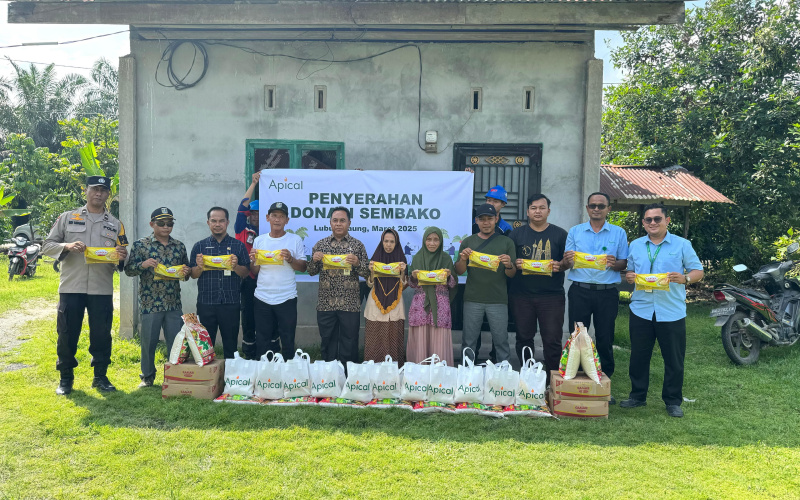 Apical Dumai Salurkan 1.197 Paket Sembako Kepada Masyarakat di Bulan Suci Ramadhan