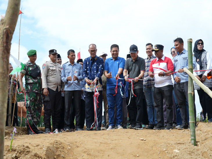Milad ke-14 Desa Koto Tibun, Sekda Kampar Buka Resmi Tradisi Mangghawuo Basamo