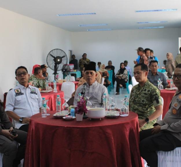 Wakil Ketua I DPRD Inhil Hadiri Vidcon Launching Titik KDKMP di Wilayah Kodim 0314/Inhil