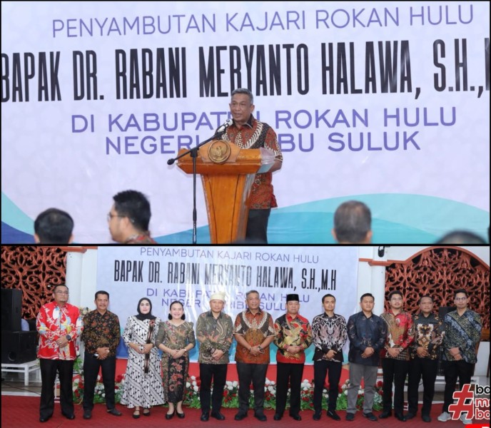 Sambutan Hangat Pemkab Rohul untuk Kajari Baru Dr. Rabani Meryanto Halawa