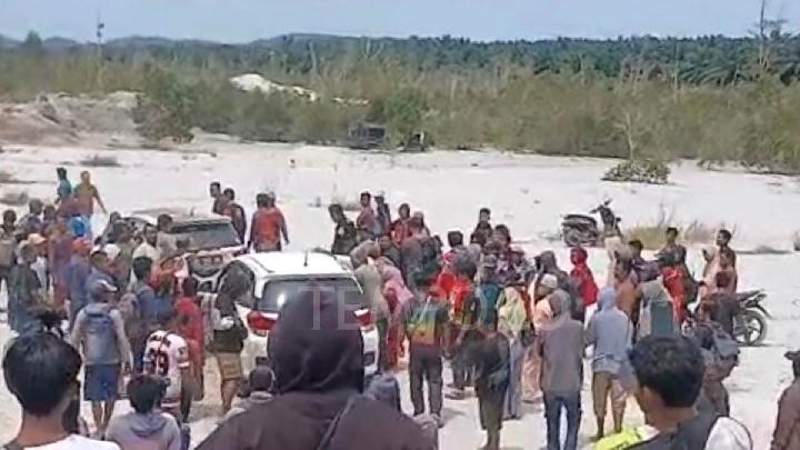 Anggota Satgas Nyaris Diamuk Ratusan Penambang Timah