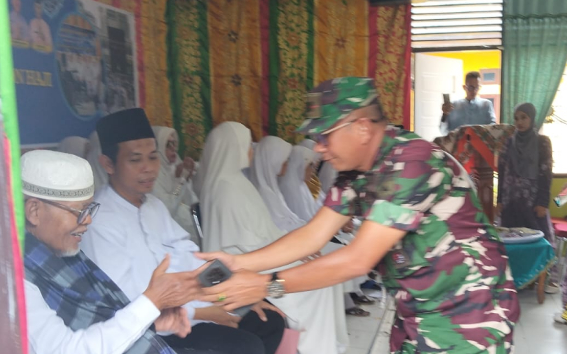 Danramil 02 Hadiri Tepuk Tepung Tawar Calon Jemaah Haji