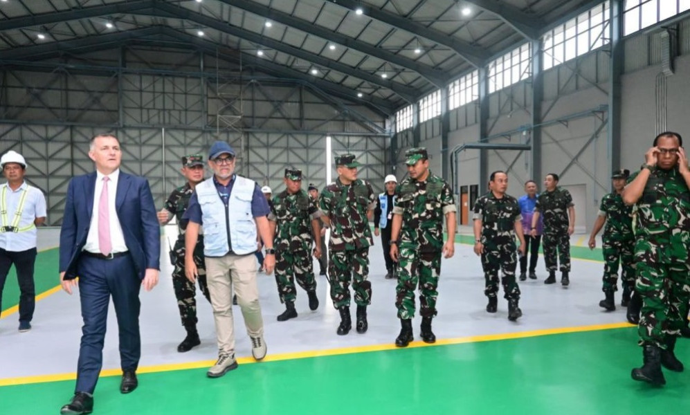 Kasau Tinjau Progres Pembangunan Infrastruktur Pendukung Pesawat Tempur Rafale di Lanud Rsn