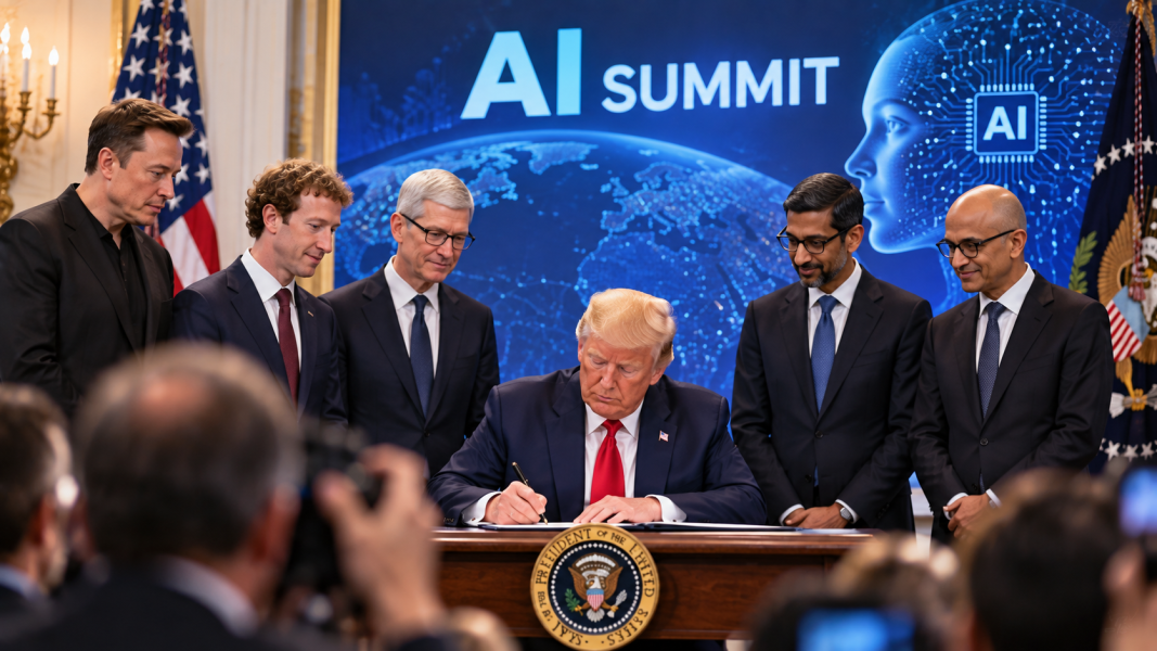Trump Gelar KTT AI, Tech Boss Teken Pakta