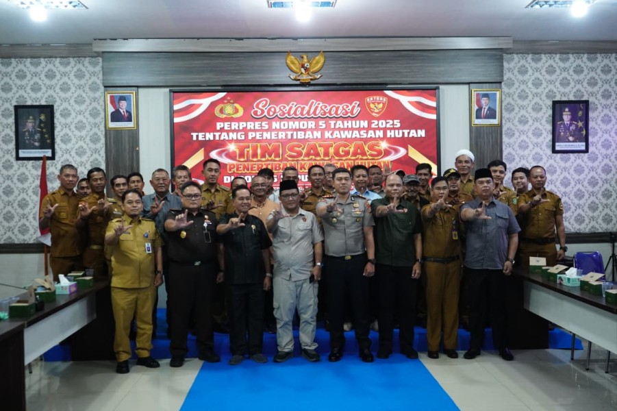 Satgas PKH Sosialisasikan Perpres 5/2025 di Meranti, Penertiban Kawasan Hutan Ditegaskan Transparan dan Tegas