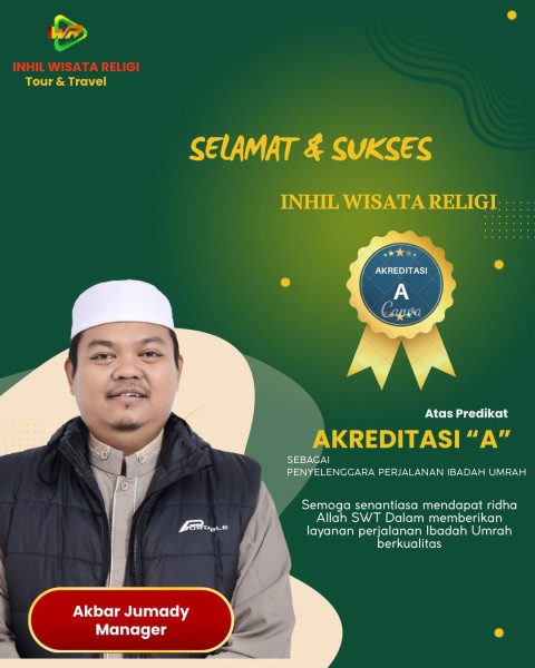 12 Tahun Berkiprah, PT Inhil Wisata Religi Kini Kantongi Akreditasi A dari LS BMWI