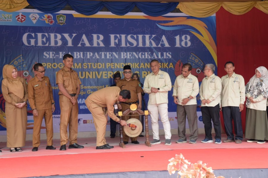 Bupati Bengkalis Buka Gebyar Fisika ke-18, Dorong Generasi Muda Cinta Sains