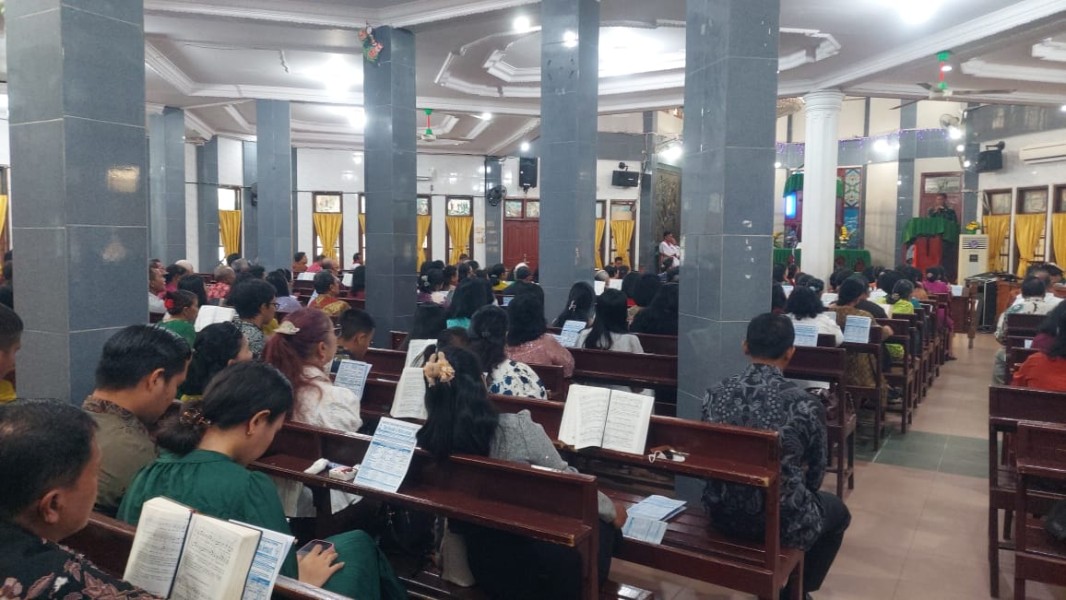Mabes TNI Berikan Penyuluhan Karhutla kepada Jemaat Gereja AKBP Kota Dumai