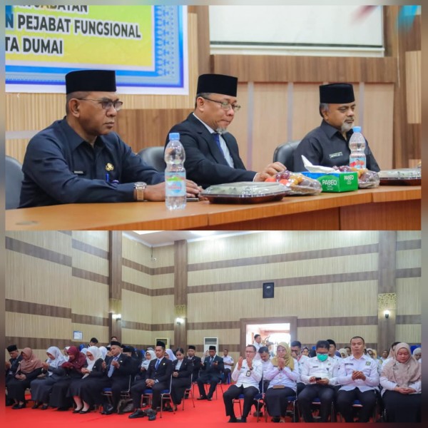 Pemko Dumai Lantik 27 Pejabat Baru, dari Kepala Puskesmas hingga Kepsek