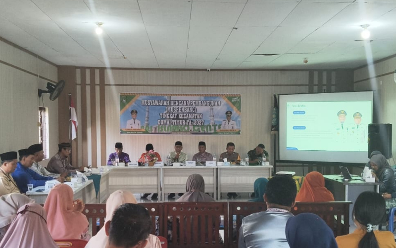 Babinsa Hadiri Musrenbang Tingkat Kecamatan Dumai Timur Tahun 2026