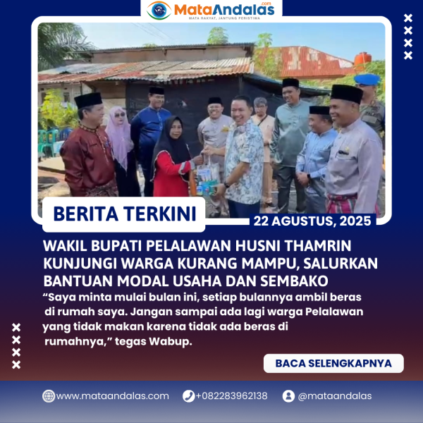 Wabup Kunjungi Warga Kurang Mampu, Berikan Bantuan Modal Usaha