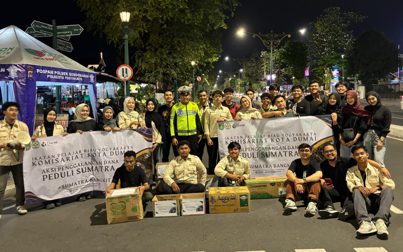 Solidaritas Pelajar Riau di Yogyakarta, Galang Donasi untuk Sumatera, Bantuan Segera Disalurkan