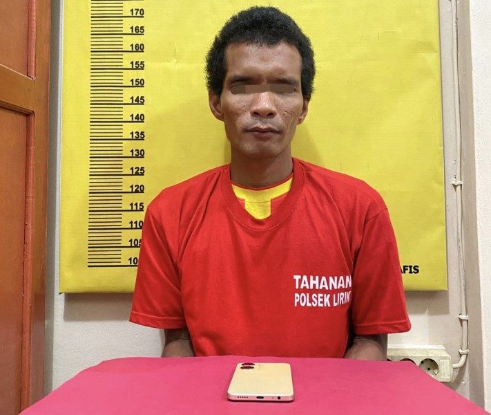 Maling Dua Unit HP Saat Korban Tidur, Polsek Lirik Ringkus Pelaku