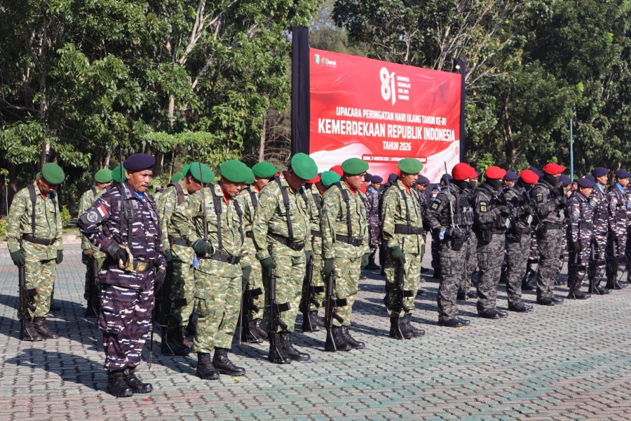 HUT ke-81 RI di Dumai Berlangsung Khidmat, Dandim Ajak Perkuat Persatuan