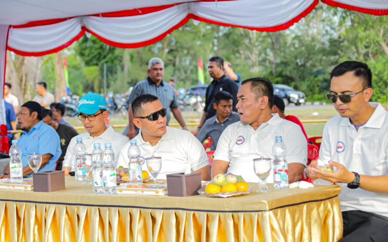 Kodim Dumai Gelar Turnamen Voli HUT RI, 33 Club Berlaga Rebut Piala Dandim