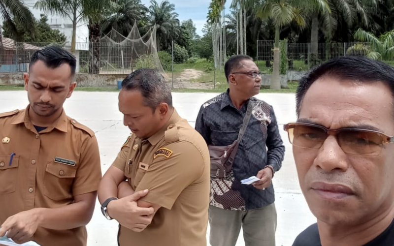Permasalahan Jalan Leban Putih, Pihak Kecamatan Turun ke Lokasi Bersama Tokoh Masyarakat Sungai Sembilan
