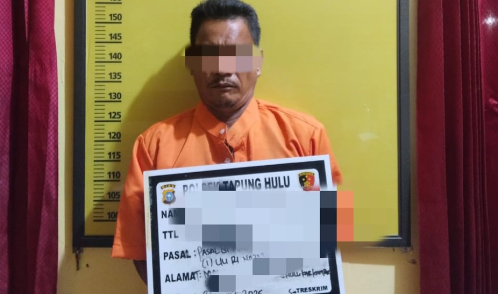 Polsek Tapung Hulu Tangkap Pelaku Cabul Anak Usia 10 Tahun